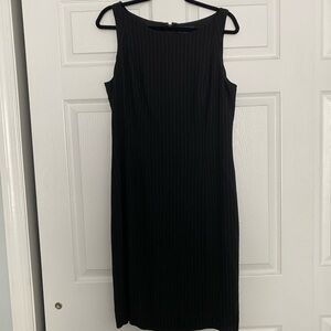 Ann Taylor Black Sleeveless Midi Dress